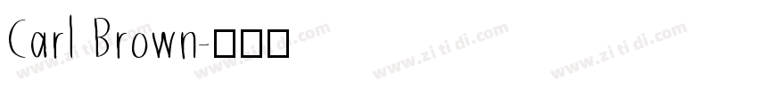 Carl Brown字体转换